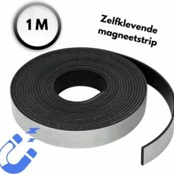 Groothandel 😍 Fain Zelfklevende Magneetstrip – 1 Meter Rol – Zwart – Magneetband - Magneetstrip – Magneettape – Magneetband Zelfklevend – Magneetband Whiteboard – Metaalband Zelfklevend – Magneetstrip Zelfklevend 🔥