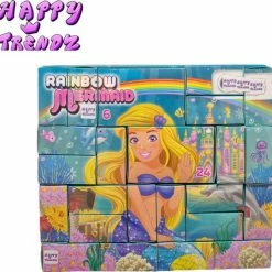 Gloednieuw 🎁 Cadeaubox Fidget XL Adventskalender 24 Dagen - Adventkalender Mermaid - Herbruikbaar - Geschenkdoos - Ook Zelf Te Vullen - Rainbow 24 Stuks Dagen Cadeaus Uitpakken - Feestdagen - Herbruikbaar - 2022 - Gevuld Met Fidgets XL - Happy Trendz® ❤️ -Crafts&Co winkel 550x540 3