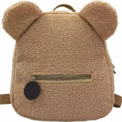 Aanbiedingen ⌛ MINIIYOU Teddy Rugzak Beige - School ❤️