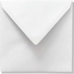 Aanbiedingen ⌛ Merkloos C&C Luxe Vierkante Enveloppen - 100 Stuks - Wit - 15x15 - 110grms - 150x150 Mm - Vierkant ⌛