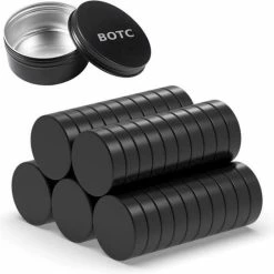Nieuw ✔️ BOTC Super Sterke Magneten - 20 Stuks - 10x3MM - Inclusief Opbergdoosje Met Bewaardoosje - RVS 🎉