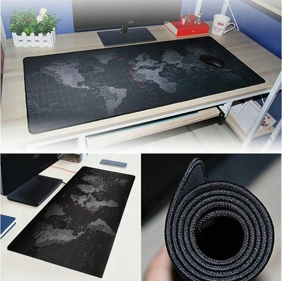 Kopen ✨ AA Commerce 2-in-1 Bureau Onderlegger Toetsenbord Mat Muismat - Antislip Ergonomische Computer Keyboard Gel Buro Placemat - Bureau Accessoires - Voor Laptop/Muis/Toetsenbord - Gaming Mat Bureaulegger - Wereldkaart Design - Slijtvast & Oprolbaar - 80x30 CM 👍 5 Kopen ✨ AA Commerce 2-in-1 Bureau Onderlegger Toetsenbord Mat Muismat - Antislip Ergonomische Computer Keyboard Gel Buro Placemat - Bureau Accessoires - Voor Laptop/Muis/Toetsenbord - Gaming Mat Bureaulegger - Wereldkaart Design - Slijtvast & Oprolbaar - 80x30 CM 👍 - Afbeelding 5