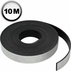 Kopen 🌟 AWEMOZ Magneetband Met Plakstrip - 10 Meter Lang - Magneetstrip - Magneet Tape - Magnetisch Tape - Zelfklevend - Zwart 👍
