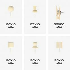 Beste recensies van 🛒 QY Punaises Voor Prikbord Of Memobord - Set Van 135 Houten Pushpins 🥰 -Crafts&Co winkel 550x550 103