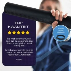 Korting ⌛ Bureauonderlegger - XXL Muismat - Bureaumat - Vegan Leer - Dubbel Gestikt - 80x40 - Stane® ⌛ -Crafts&Co winkel 550x550 11