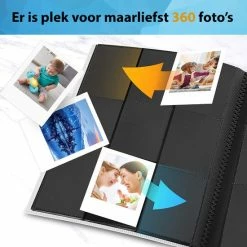 Aanbiedingen 😉 YONO Fotoalbum 360 Voor Instant Camera Fotopapier - Fotoboek Geschikt Voor Fujifilm Instax Mini 11 / Square / Polaroid / Kodak En Meer - Wit 🔔 -Crafts&Co winkel 550x550 117
