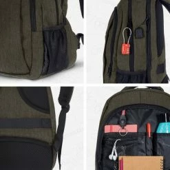 Flash-uitverkoop 🔥 TRVLMORE Rugzak - 28L - 15,6 Inch - Laptop Rugtas - Waterafstotend - Groen ❤️ -Crafts&Co winkel 550x550 130