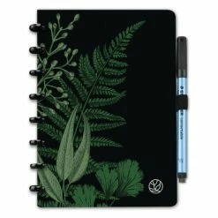 Hete verkoop 😍 Greenstory GreenBook - Uitwisbaar Notitieboek - A5 - Lijn & Blanco - Forest Green 👏