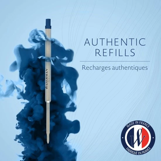 Beste recensies van π Waterman-navulling Voor Balpen | Medium Penpunt Met Blauwe Inkt | 1 Stuk π 2 Beste recensies van π Waterman-navulling Voor Balpen | Medium Penpunt Met Blauwe Inkt | 1 Stuk π - Afbeelding 2