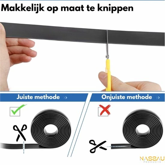Korting 😉 Nassauproducts® - Magneetband Met Plakstrip - 5 Meter Lang - Magneetstrip - Magneet Tape - Zelfklevend - Zwart ⭐ 3 Korting 😉 Nassauproducts® - Magneetband Met Plakstrip - 5 Meter Lang - Magneetstrip - Magneet Tape - Zelfklevend - Zwart ⭐ - Afbeelding 3