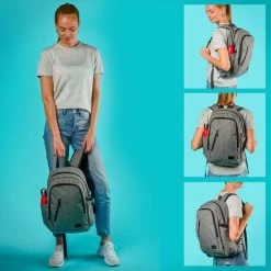 Flash-uitverkoop 💯 TRVLMORE Rugzak - 25 L - 15,6 Inch - Laptop Rugtas - Waterafstotend - Grijs 👍 -Crafts&Co winkel 550x550 183