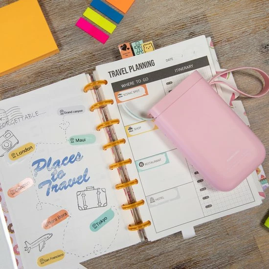 Beste Verkoop 🎉 Crafts & Co. Crafts&Co Thermische Labelprinter - Roze ⌛ 7 Beste Verkoop 🎉 Crafts & Co. Crafts&Co Thermische Labelprinter - Roze ⌛ - Afbeelding 7