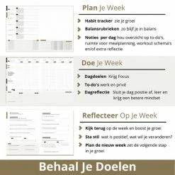 Aanbiedingen 🔥 Clen Verkleij Purpuz Planner PRO Weekplanner - Agenda - Ongedateerd 🧨 -Crafts&Co winkel 550x550 201