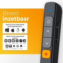 Beste recensies van 🎁 Premes Professionele Pointer - Draadloos Met Laser - Presenter Met Pointer - MacOS, Windows, Android - Presentatie Klikker Aanwijsstok - Draadloze Presenter - Wireless Presenter - Cadeau Voor Man - Vrouw - Sinterklaas Cadeautjes - Mannen - Vrouwen 🎉 13 Beste recensies van 🎁 Premes Professionele Pointer - Draadloos Met Laser - Presenter Met Pointer - MacOS, Windows, Android - Presentatie Klikker Aanwijsstok - Draadloze Presenter - Wireless Presenter - Cadeau Voor Man - Vrouw - Sinterklaas Cadeautjes - Mannen - Vrouwen 🎉 -Crafts&Co winkel 550x550 251