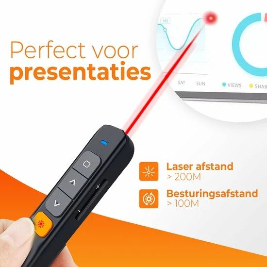 Beste recensies van 🎁 Premes Professionele Pointer - Draadloos Met Laser - Presenter Met Pointer - MacOS, Windows, Android - Presentatie Klikker Aanwijsstok - Draadloze Presenter - Wireless Presenter - Cadeau Voor Man - Vrouw - Sinterklaas Cadeautjes - Mannen - Vrouwen 🎉 6 Beste recensies van 🎁 Premes Professionele Pointer - Draadloos Met Laser - Presenter Met Pointer - MacOS, Windows, Android - Presentatie Klikker Aanwijsstok - Draadloze Presenter - Wireless Presenter - Cadeau Voor Man - Vrouw - Sinterklaas Cadeautjes - Mannen - Vrouwen 🎉 - Afbeelding 6