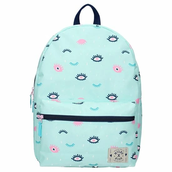 Gloednieuw ๐ Milky Kiss Stay Cute - Rugzak - Schooltas Meisje - Mint - Ogen ๐ 1 Gloednieuw ๐ Milky Kiss Stay Cute - Rugzak - Schooltas Meisje - Mint - Ogen ๐