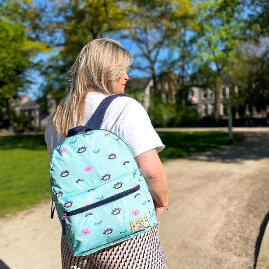 Gloednieuw ๐ Milky Kiss Stay Cute - Rugzak - Schooltas Meisje - Mint - Ogen ๐ 4 Gloednieuw ๐ Milky Kiss Stay Cute - Rugzak - Schooltas Meisje - Mint - Ogen ๐ - Afbeelding 4
