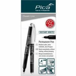 Gloednieuw 🔔 Pica 532/52 Classic Permanent Pen - Rond - Wit - 1-2mm 🛒 -Crafts&Co winkel 550x550 273