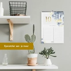 Coupon 😍 Fabrikten Verjaardagskalender - Delfts Goud - Blauw/Goud - A4 ✔️ -Crafts&Co winkel 550x550 281