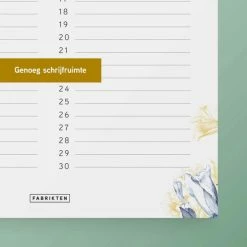 Coupon 😍 Fabrikten Verjaardagskalender - Delfts Goud - Blauw/Goud - A4 ✔️ -Crafts&Co winkel 550x550 282