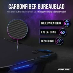 Beste recensies van 🧨 Gaming Bureau Met LED-verlichting 140cm XXL | Nieuwste Model 2022 Met DUBBEL LED Verlichting In Blad | Gaming Desk INCLUSIEF Muismat | DUBBELE LED VERLICHTING | Game Royale ✔️ -Crafts&Co winkel 550x550 294