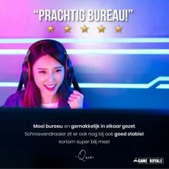 Beste recensies van 🧨 Gaming Bureau Met LED-verlichting 140cm XXL | Nieuwste Model 2022 Met DUBBEL LED Verlichting In Blad | Gaming Desk INCLUSIEF Muismat | DUBBELE LED VERLICHTING | Game Royale ✔️ -Crafts&Co winkel 550x550 296