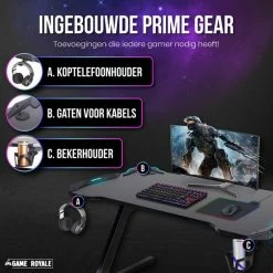 Beste recensies van 🧨 Gaming Bureau Met LED-verlichting 140cm XXL | Nieuwste Model 2022 Met DUBBEL LED Verlichting In Blad | Gaming Desk INCLUSIEF Muismat | DUBBELE LED VERLICHTING | Game Royale ✔️ -Crafts&Co winkel 550x550 297