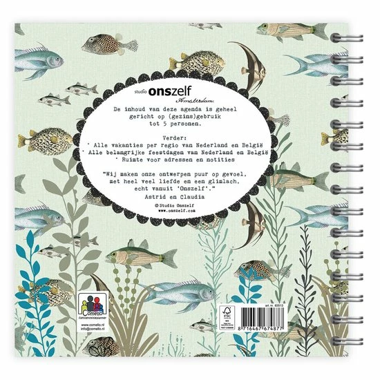 Begroting π Comello Familie Notitieagenda - 2023 - Onszelf - Sea Life - 19x19cm π₯ 3 Begroting π Comello Familie Notitieagenda - 2023 - Onszelf - Sea Life - 19x19cm π₯ - Afbeelding 3