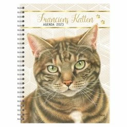 Uitgang 🤩 Comello Bureau Agenda - 2023 - Franciens Katten - Jubileumuitgave - 16x23cm 🌟