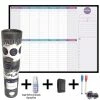 Nieuw 🎁 SOFUH® Whiteboard - Weekplanner & Maandplanner – Inclusief Whiteboard Marker En Whiteboard Wisser – Magnetische Whiteboard – Agenda – Memobord, Planbord, Schoolbord - Familieplanner - Planners 💯