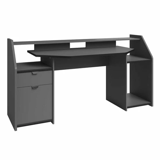 Korting ๐ฅฐ Parisot Game Bureau MOBA - Met Opbergruimte - Antraciet - Ledverlichting L 180 Cm X H 92 Cm X D 67 Cm ๐ 3 Korting ๐ฅฐ Parisot Game Bureau MOBA - Met Opbergruimte - Antraciet - Ledverlichting L 180 Cm X H 92 Cm X D 67 Cm ๐ - Afbeelding 3