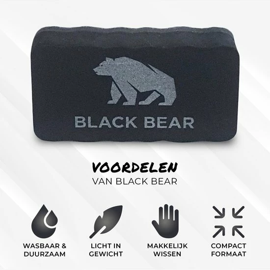 Beste Verkoop π€© BlackBear Whiteboard Wisser - Magnetisch - Whiteboard Cleaner - Whiteboard Stiften Wisser - Whiteboard Accessoires - Zwart π₯° 4 Beste Verkoop π€© BlackBear Whiteboard Wisser - Magnetisch - Whiteboard Cleaner - Whiteboard Stiften Wisser - Whiteboard Accessoires - Zwart π₯° - Afbeelding 4