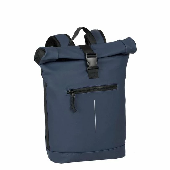 Hete verkoop ๐งจ New Rebels Mart Waterafstotende Rolltop Laptop Rugzak - 15,6 Inch - Donkerblauw ๐ 1 Hete verkoop ๐งจ New Rebels Mart Waterafstotende Rolltop Laptop Rugzak - 15,6 Inch - Donkerblauw ๐
