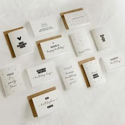 Korting 🔥 Weliketolove 12x Hippe Verjaardagskaartjes (A6) - Verjaardagskaarten - Kaartjes Om Te Versturen - Kaartenset - Hippe Kaartjes Blanco - Kaartjes Met Tekst - Wenskaarten - Felicitatiekaarten - Kaart Verjaardag - Verjaardagskaart - Hippe Wenskaarten Verjaardag ❤️