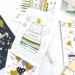 Gloednieuw ✨ Nolad® 72x Verjaardagskaart - Felicitatiekaarten - Wenskaarten 👍 -Crafts&Co winkel 550x550 473