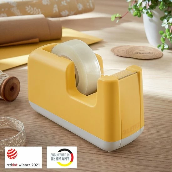 Promo ⭐ Leitz Cosy Plakbandhouder - Plakband Dispenser Inclusief Plakband - Ideaal Voor Thuiskantoor/Thuiswerken - Warm Geel 💯 7 Promo ⭐ Leitz Cosy Plakbandhouder - Plakband Dispenser Inclusief Plakband - Ideaal Voor Thuiskantoor/Thuiswerken - Warm Geel 💯 - Afbeelding 7