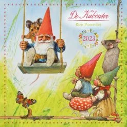 Gloednieuw 🧨 Plenty Gifts Kalender - 2023 - Rien Poortvliet - Kabouter - 30x30cm 😉