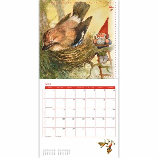 Gloednieuw 𧨠Plenty Gifts Kalender - 2023 - Rien Poortvliet - Kabouter - 30x30cm π 3 Gloednieuw 𧨠Plenty Gifts Kalender - 2023 - Rien Poortvliet - Kabouter - 30x30cm π - Afbeelding 3