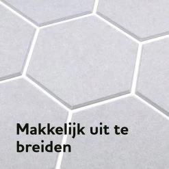 Beste deal 🔔 Homeon Prikbord Memobord Vilt - Hexagon - Zelfklevend - Grijs - 3 Stuks 👏 -Crafts&Co winkel 550x550 546