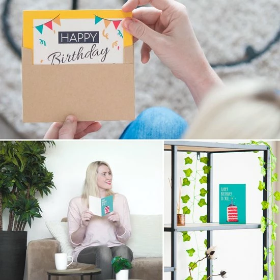 Beste Verkoop 🔥 Partizzle® Partizzle 36x Leuke Verjaardagskaarten Met Envelop Set - Wenskaarten Versturen - Man Vrouw - Verjaardag Ansichtkaarten - 15x10 Cm 💯 3 Beste Verkoop 🔥 Partizzle® Partizzle 36x Leuke Verjaardagskaarten Met Envelop Set - Wenskaarten Versturen - Man Vrouw - Verjaardag Ansichtkaarten - 15x10 Cm 💯 - Afbeelding 3