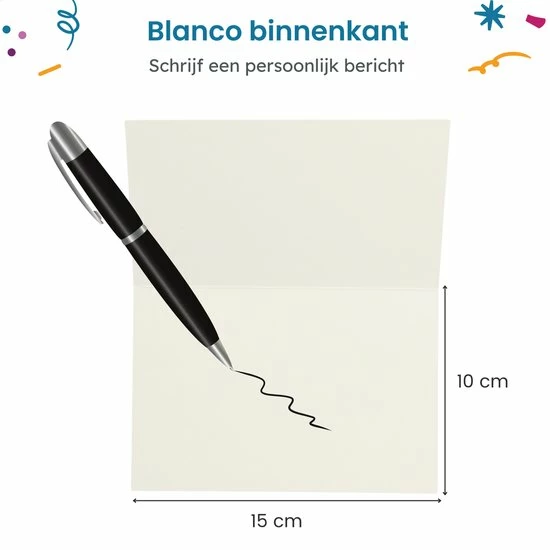 Beste Verkoop 🔥 Partizzle® Partizzle 36x Leuke Verjaardagskaarten Met Envelop Set - Wenskaarten Versturen - Man Vrouw - Verjaardag Ansichtkaarten - 15x10 Cm 💯 8 Beste Verkoop 🔥 Partizzle® Partizzle 36x Leuke Verjaardagskaarten Met Envelop Set - Wenskaarten Versturen - Man Vrouw - Verjaardag Ansichtkaarten - 15x10 Cm 💯 - Afbeelding 8