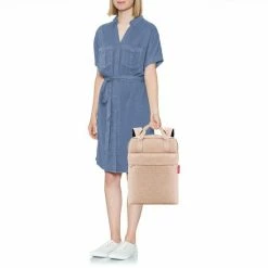 Korting 🥰 Reisenthel Allday 🎒 Backpack M Rugzak - 15L - Twist Coffee Beige ⭐ -Crafts&Co winkel 550x550 578