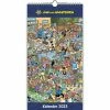 Beste deal ✨ Comello Jan Van Haasteren Maand Notitiekalender - 2023 - 18x34.5cm 🔥