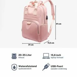 Aanbiedingen 🎁 ZILOU® Rugzak - 20-35 Liter - 15,6" Laptopvak - Anti-Diefstal - Roze ✨ 14 Aanbiedingen 🎁 ZILOU® Rugzak - 20-35 Liter - 15,6" Laptopvak - Anti-Diefstal - Roze ✨ -Crafts&Co winkel 550x550 608