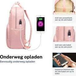 Aanbiedingen 🎁 ZILOU® Rugzak - 20-35 Liter - 15,6" Laptopvak - Anti-Diefstal - Roze ✨ 15 Aanbiedingen 🎁 ZILOU® Rugzak - 20-35 Liter - 15,6" Laptopvak - Anti-Diefstal - Roze ✨ -Crafts&Co winkel 550x550 609