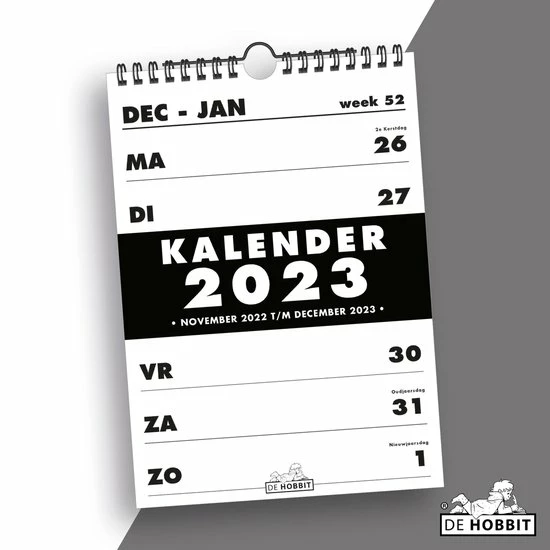 Hete verkoop 🎉 Uitgeverij De Hobbit BV Hobbit Spiraalkalender A5 D1-2023 ⌛ 3 Hete verkoop 🎉 Uitgeverij De Hobbit BV Hobbit Spiraalkalender A5 D1-2023 ⌛ - Afbeelding 3