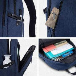 Begroting ✨ TRVLMORE Rugzak - 25 L - 15,6 Inch - Laptop Rugtas - Waterafstotend - Blauw ✔️ -Crafts&Co winkel 550x550 630