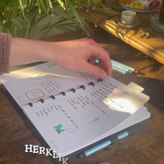 Aanbiedingen ⭐ Greenstory - GreenBook Uitwisbaar Notitieboek - Lijn & Blanco - Blooming Blue 👏 2 Aanbiedingen ⭐ Greenstory - GreenBook Uitwisbaar Notitieboek - Lijn & Blanco - Blooming Blue 👏 - Afbeelding 2