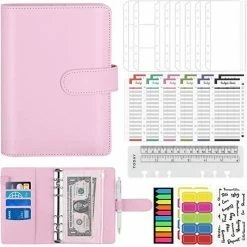 Top 10 😍 Geen Merknaam Budgetplanner Met Geldmapjes - Kleur: Roze - Budget Planner Map - Sparen / Leren Omgaan Met Geld - Financiële Vrijheid - Geldpotjes Maken - Financiële Planner - Spaarmap ✨