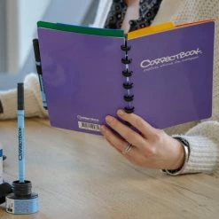 Top 10 😀 Correctbook Original Petunia Purple-Gelinieerd - Uitwisbaar / Whiteboard Notitieboek 🧨 -Crafts&Co winkel 550x550 68